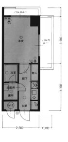 エステートモア平尾 - 所在階5階の間取り図 572