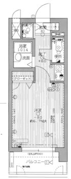 ライオンズマンション薬院第６ - 所在階2階の間取り図 1636