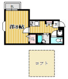 サンライズガーデン博多Ⅱ - 所在階 の間取り図