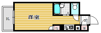 ロマネスク平尾第3504号室-間取り