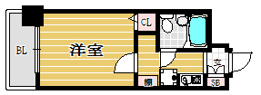 フォーラム白金304号室-間取り