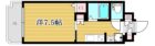 エクセラ六本松 - 所在階***階の間取り図 5694