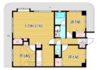 朝日プラザ小戸リバージュ - 所在階***階の間取り図 5764