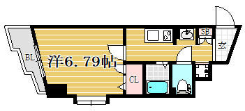 アネシスTJ401号室-間取り