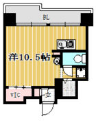 ダイアパレス大濠公園 - 所在階***階の間取り図 6615