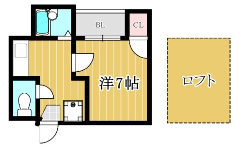 グランディール西公園203号室-間取り