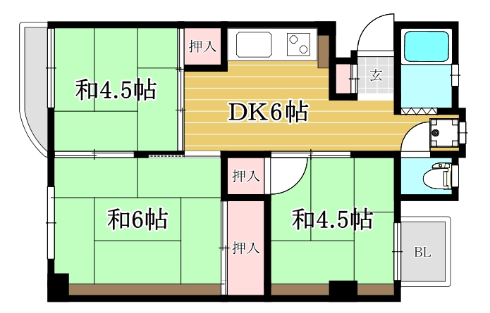 三角ビル-7D