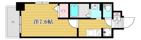 アネシスTJ407号室-間取り