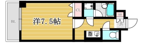 グレース城南313号室-間取り