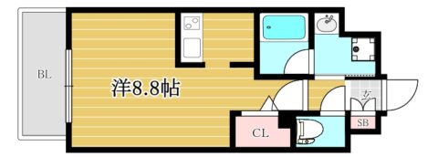 エンクレスト博多駅南SHARE503号室-間取り