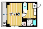 千代ビル - 所在階 の間取り図