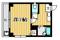 千代ビル303号室-間取り