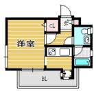 エステートモアDOUX高宮 - 所在階 の間取り図