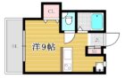 コーポみづほ - 所在階3階の間取り図 7724