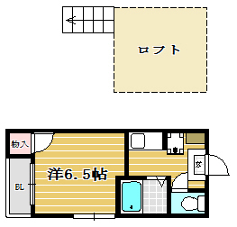 アミ薬院102号室-間取り