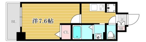 アネシスTJ603号室-間取り