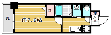 アネシスTJ705号室-間取り