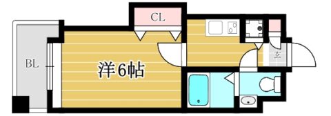 ダイナコートエスタディオ東公園302号室-間取り