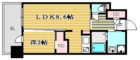 アルファシオベイス博多 - 所在階***階の間取り図 8612