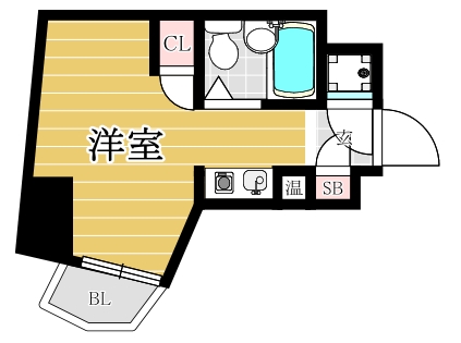 天神エクセル12310号室-間取り