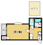 レールスター吉塚 - 所在階 の間取り図