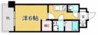エンクレスト天神MERSⅡ - 所在階9階の間取り図 10888