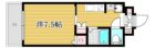 エクセラ六本松 - 所在階***階の間取り図 11227