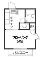 フレグランス笹丘 - 所在階 の間取り図