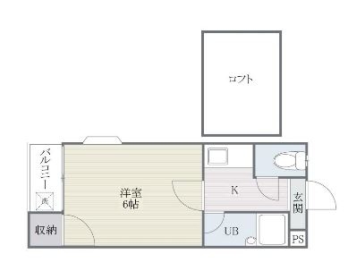 スカイベース205号室-間取り