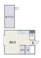 リバーサイドツカサ - 所在階 の間取り図