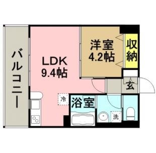 ステイシス博多駅前404号室-間取り