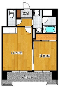 ベラヴィスタ美野島603号室-間取り