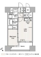 ラクレイス県庁口 - 所在階 の間取り図