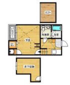 ベネフィスタウン吉塚2 - 所在階 の間取り図