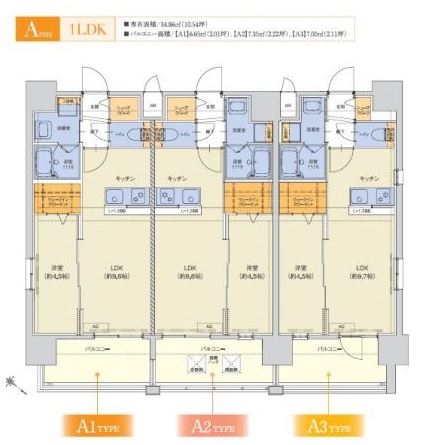 CLUB博多駅南レジデンス1202号室-間取り