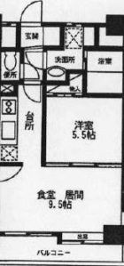 ルピエ大濠 - 所在階***階の間取り図 10240