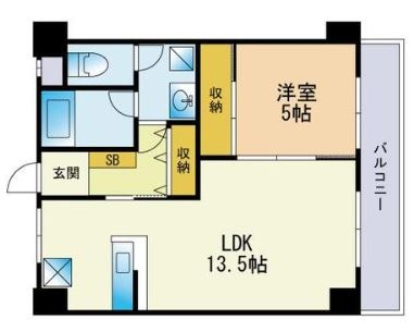 第2土肥ビル305号室-間取り