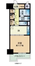 グランディール大濠 - 所在階 の間取り図