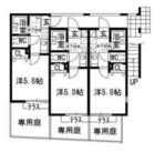 リブレア美野島B棟 - 所在階 の間取り図