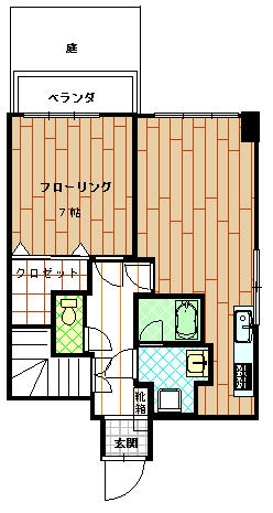 エクセル荒戸101号室-間取り