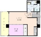 アンピールメゾン黒門 - 所在階 の間取り図