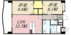 ナウヴィレッジ港 - 所在階 の間取り図