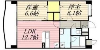 ナウヴィレッジ港503号室-間取り