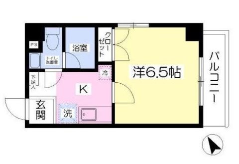 サンフォード401号室-間取り