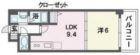 クレベール博多 - 所在階***階の間取り図 10351