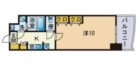 ロイヤルコンフォート渡辺通 - 所在階***階の間取り図 10373