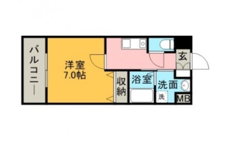 サヴォイ　ザ・セントラルガーデン1102号室-間取り