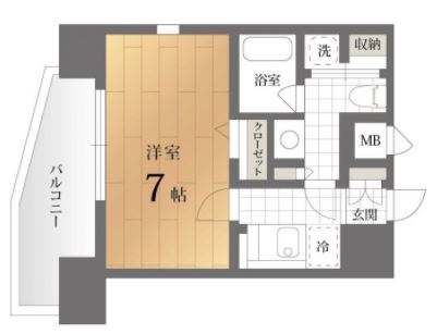 ナビールコート白金1201号室-間取り