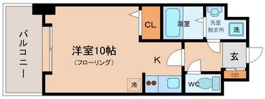 ネストピア大濠公園304号室-間取り