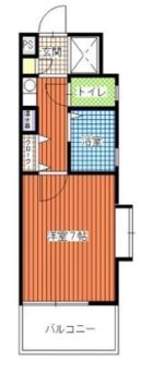 ステイツ六本松 - 所在階***階の間取り図 10414